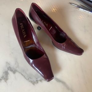 Prada Pumps Burgundy 39.5